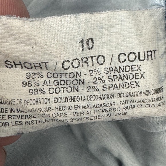 Gloria Vanderbilt Jeans Womens 10 Short Blue Denim Stretch Straight Leg Mid Rise - Picture 15 of 15